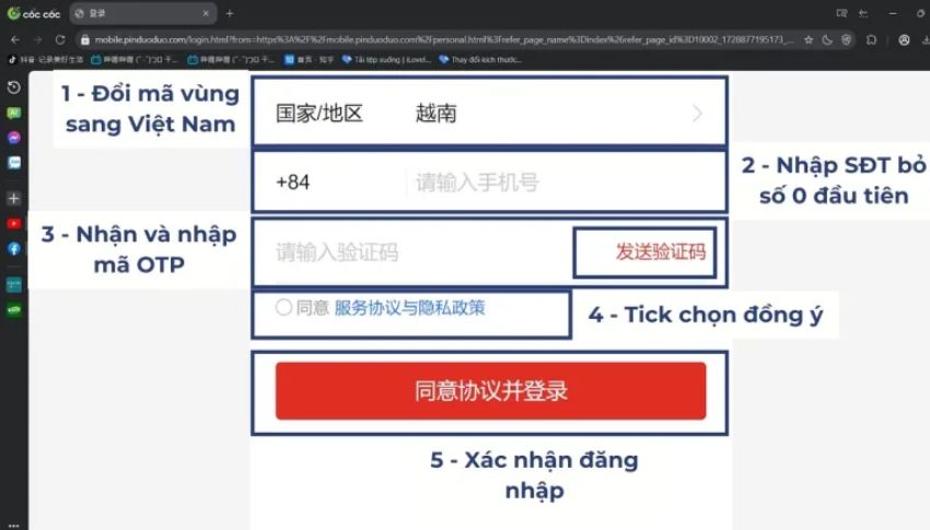 cách lưu video trên pinduoduo bằng cốc cốc